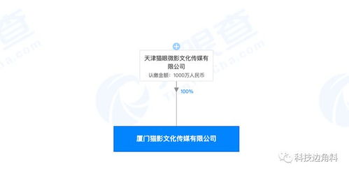 貓眼落戶廈門，成立貓影傳媒公司，布局數字內容制作服務